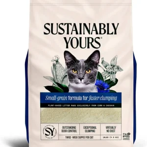 Arena para gatos, fórmula de grano pequeño, 10 libras