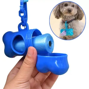 Dispensador De Bolsas Perros Bolsas Mascotas + 2rollos Bolsa