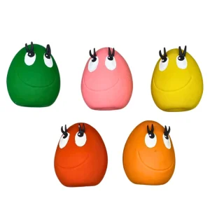 Juguete LANCO para Perros. Tamaño SMALL Talla S. 7cm x 5.5cm (De Alto x Ancho). Huevos LANCO de Látex Eco-Friendly para perros