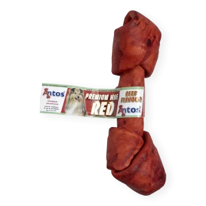 Huesos de Cuero Crudo con Sabor a Ternera para Perros – Antos