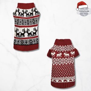Jersey Navideño Nórdico para Perros y Gatos