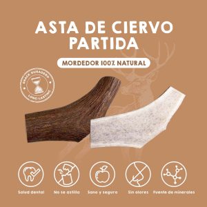 Mordedor Asta de Ciervo Natural para Perros – Nova Dog Chews
