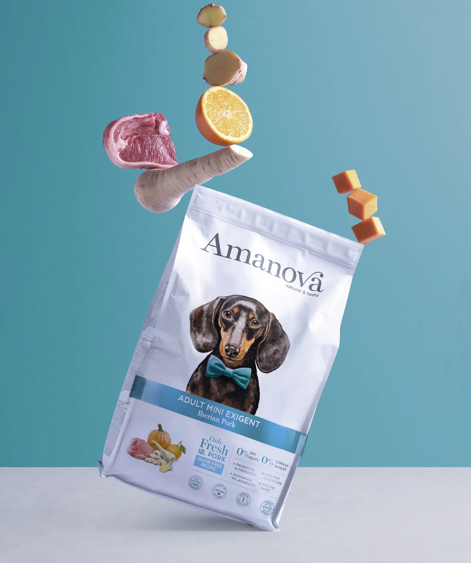Pienso Adult Mini Exigent Cerdo y Calabaza – Amanova
