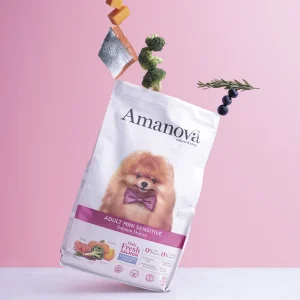 Pienso Adult Mini Sensitive Salmón y Calabaza – Amanova