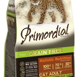 Pienso para Gato Adulto de Pavo y Pato Sin Cereales – Primordial