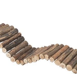Puente Colgante de Madera Natural para Roedores y Aves – Trixie
